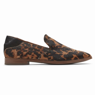 Mocassins Rockport Perpetua Mulher Leopardo PT-28916